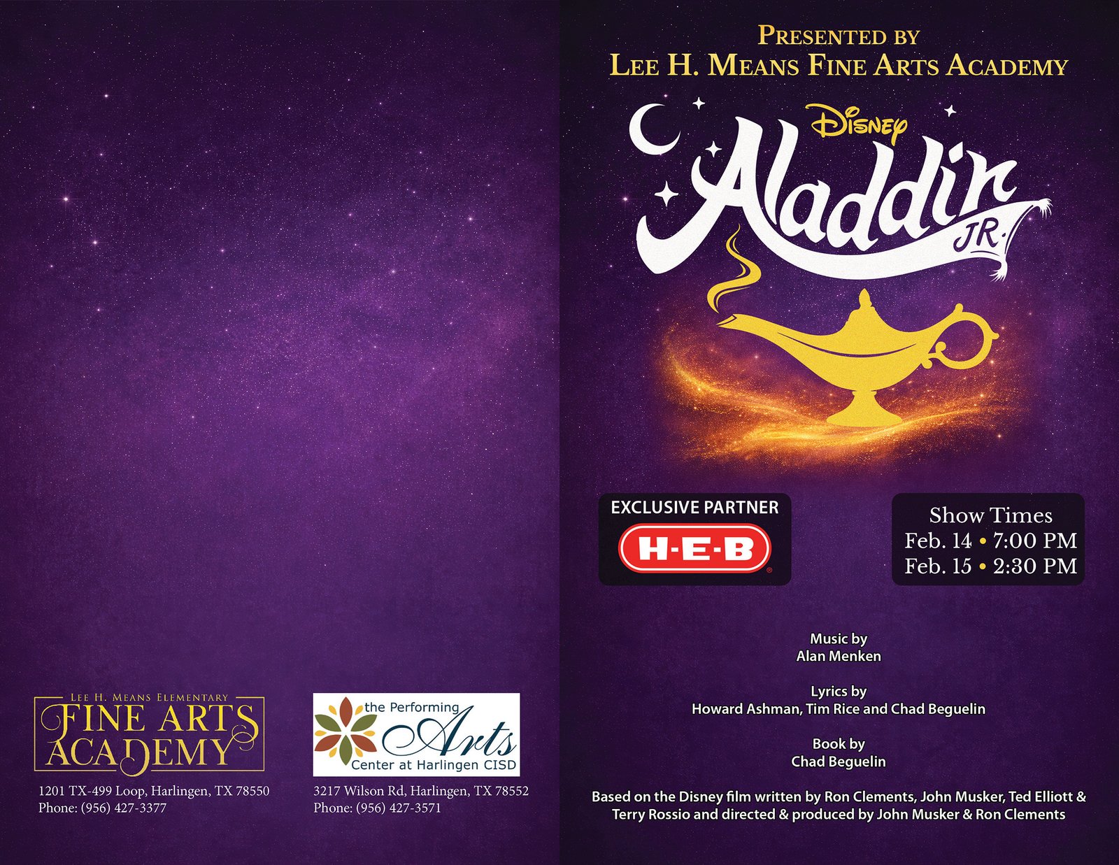 Aladdin Program Cover
